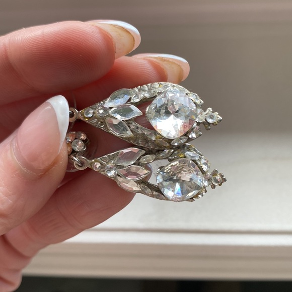 Bridal statement earrings (kleinfeld) - Picture 3 of 4